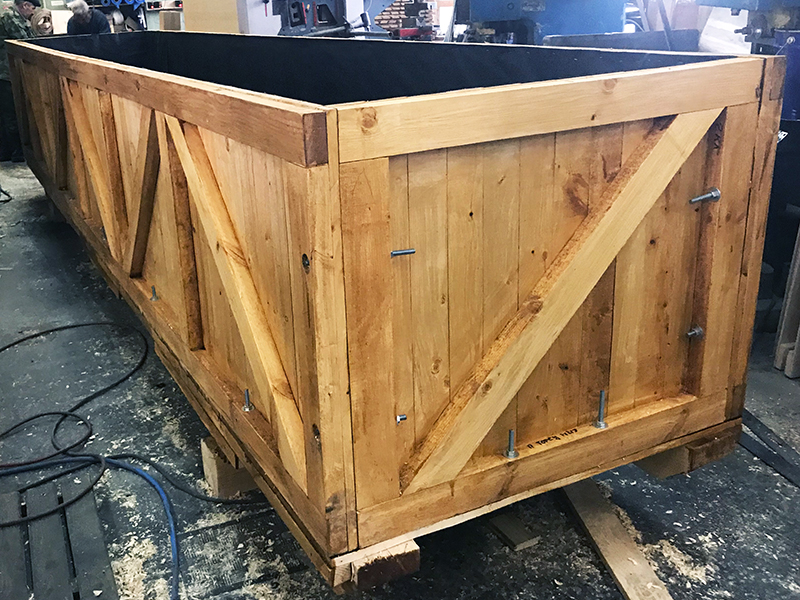 Ящик деревянный 1838х900х872 мм